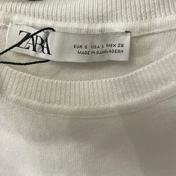 NWT Classic White Knit crop top - Picture 4 of 5